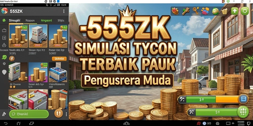 Gameplay menarik <strong>555ZK</strong> dengan pengelolaan bisnis yang menyenangkan.