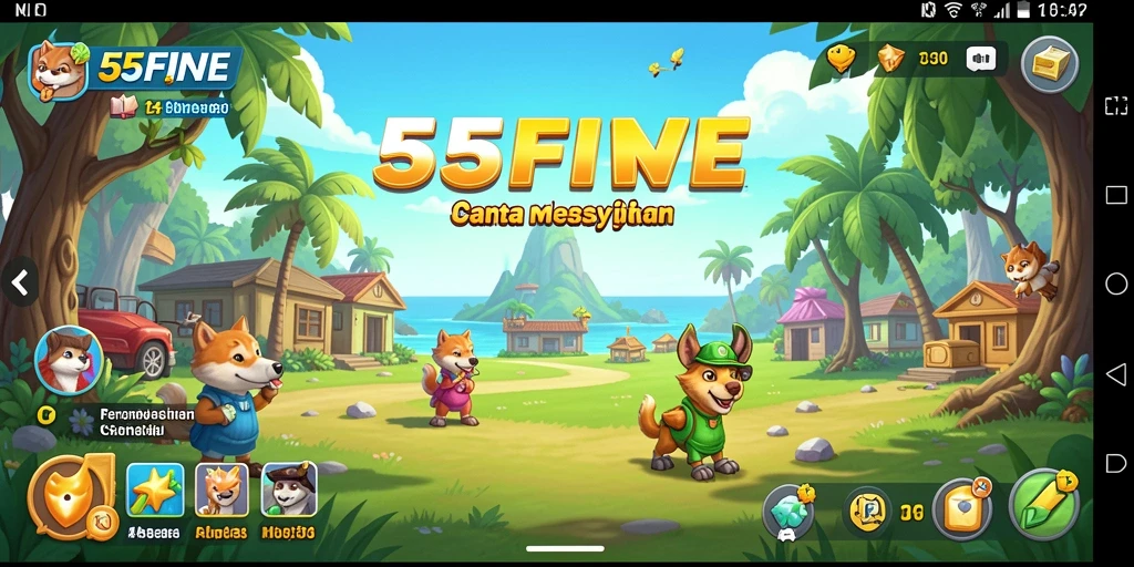 Gameplay seru dan menantang dari 55FIVE.