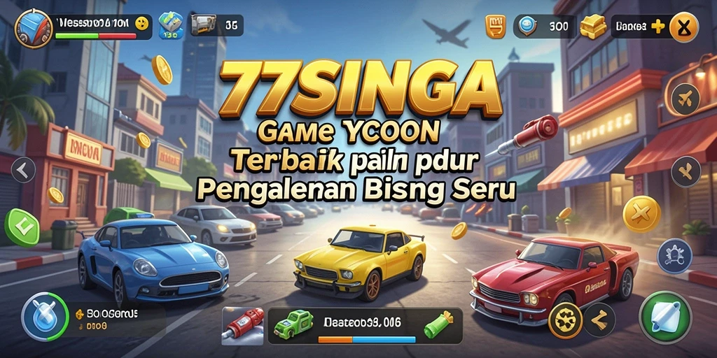 Tampilan gameplay 77SINGA yang menarik dan penuh strategi Tycoon.