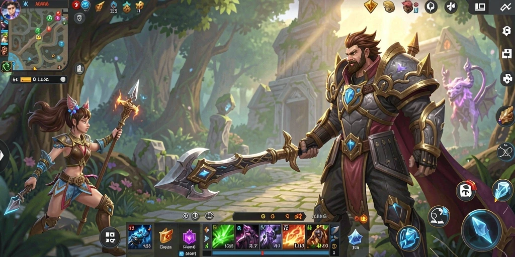 Tampilan gameplay penuh aksi dalam AGAM66 ARPG.