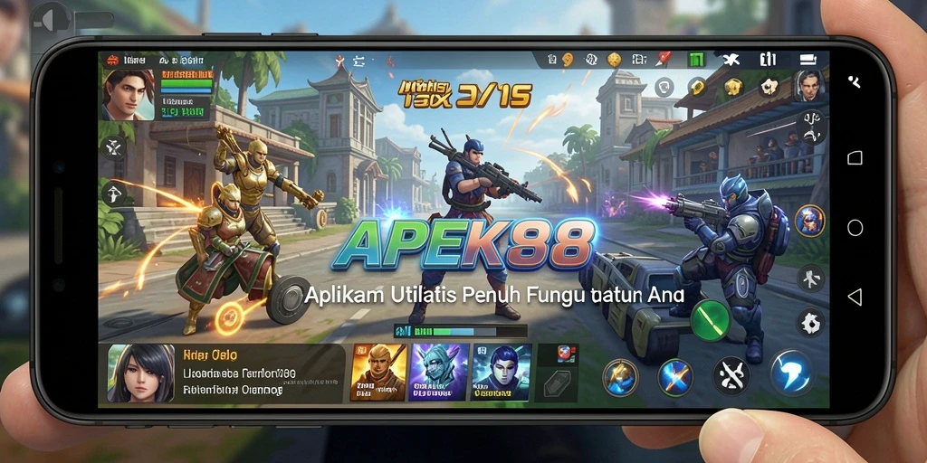 Tampilan antarmuka APEK88 yang user-friendly untuk pengguna.