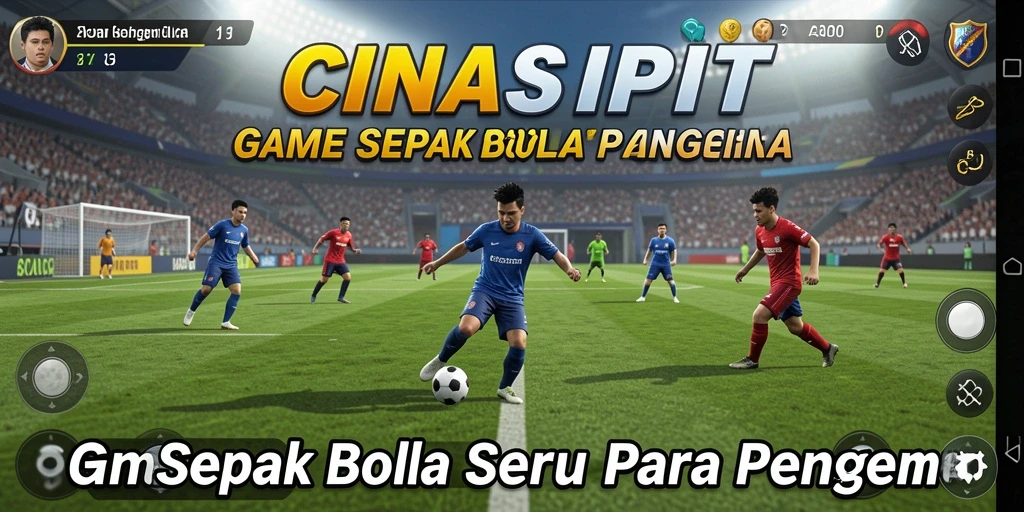 Gameplay CINASIPIT yang mendebarkan dalam sepak bola.