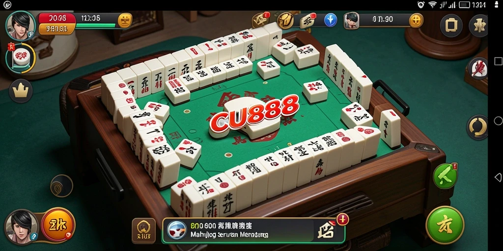 Tampilan permainan Mahjong yang menarik di CU888.