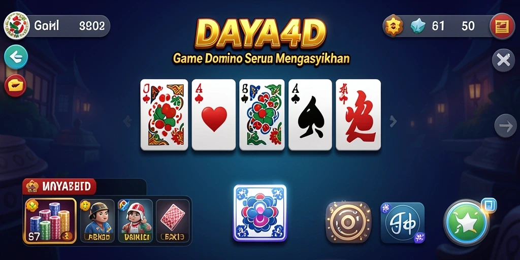 Tangkap momen seru saat bermain Domino di DAYA4D.