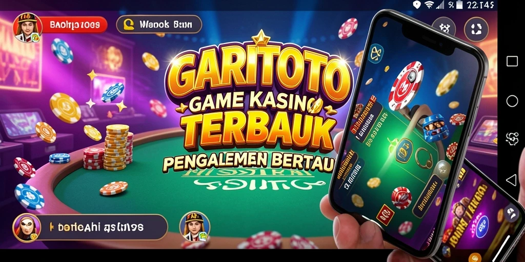 Screenshot GARITOTO menampilkan pengalaman bermain kasino yang mendebarkan.
