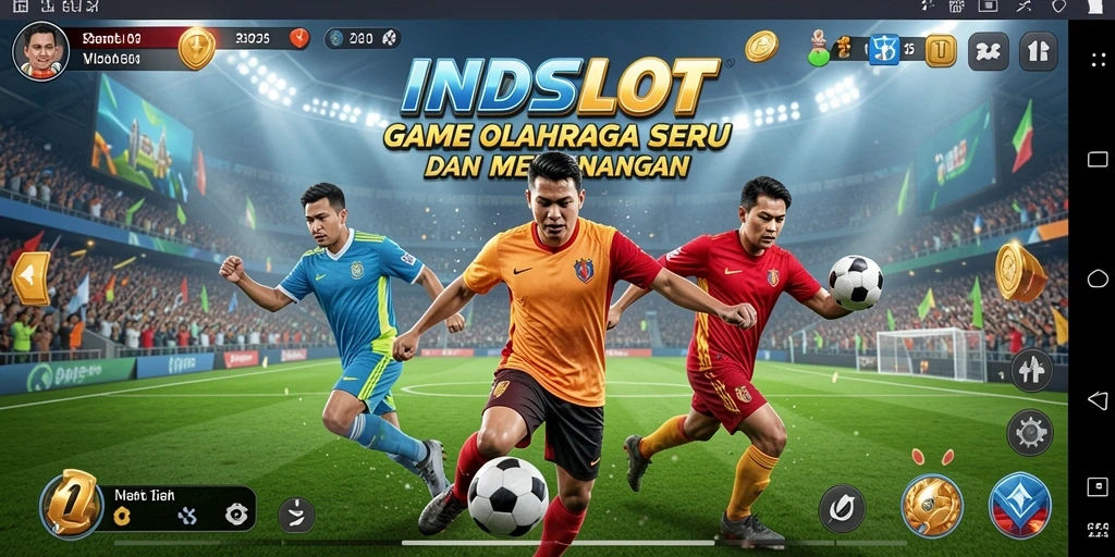 Tampilan utama gameplay INDSLOT yang seru dan kompetitif.