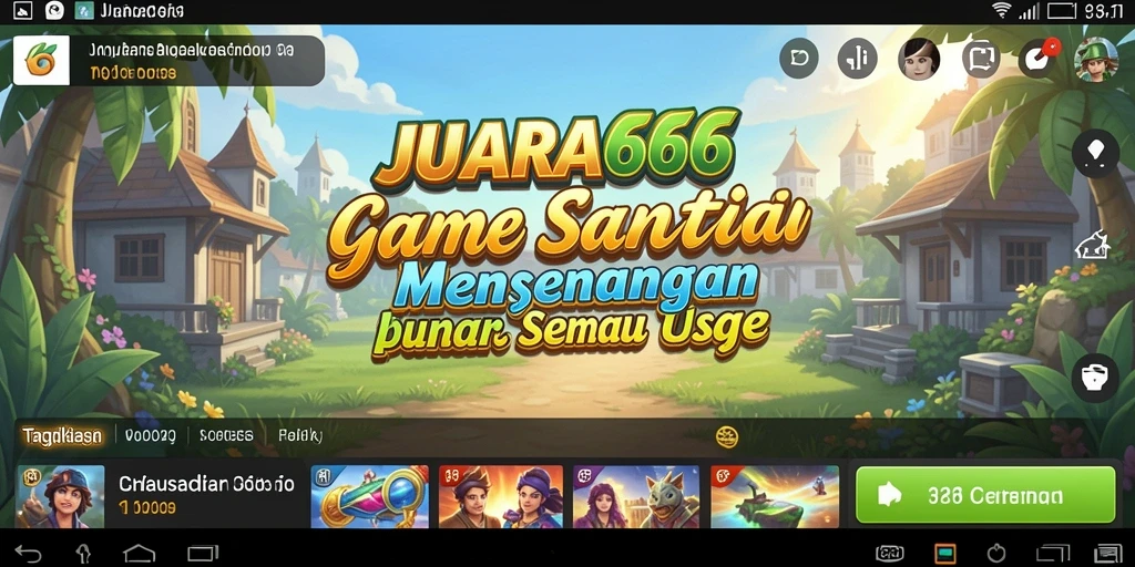 Screenshot menunjukkan gameplay seru dan intuitif JUARA666.