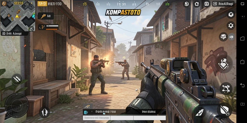 Tampilan menakjubkan dari pertempuran di KOMPASTOTO yang penuh aksi.