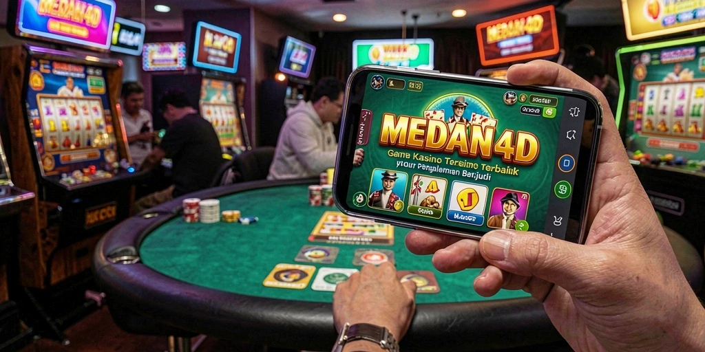 Tangkapan layar MEDAN4D menunjukkan suasana permainan kasino yang mengasyikkan.