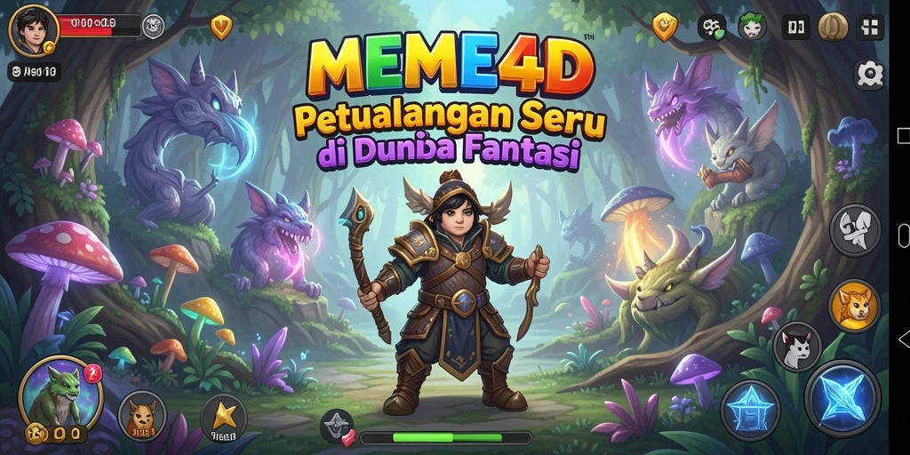 Gameplay epik dalam dunia fantasi MEME4D.