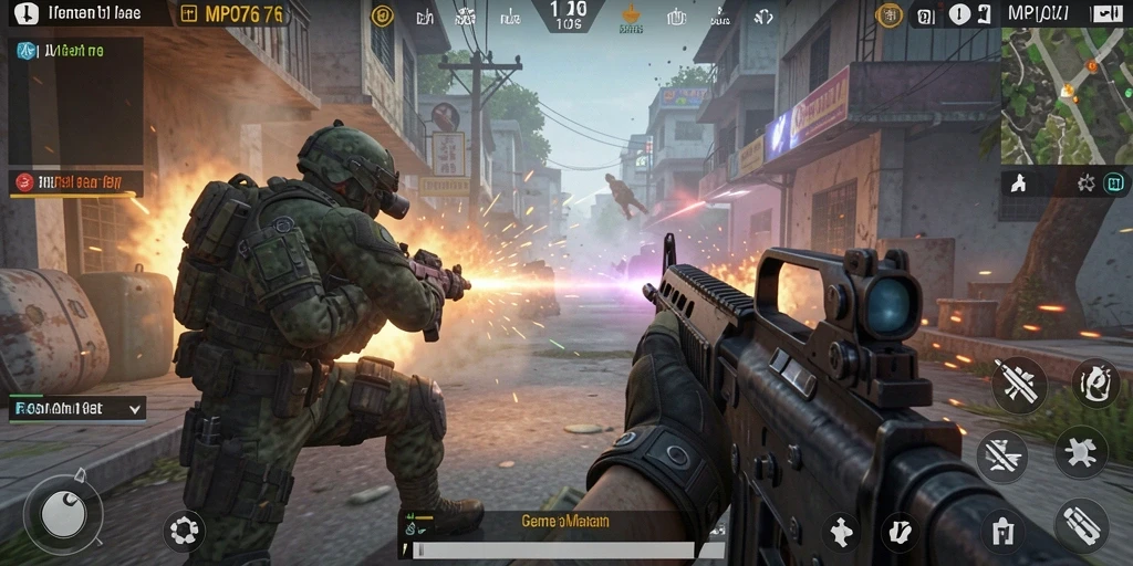 Gameplay MPO76 yang menarik dan menegangkan dalam mode FPS.