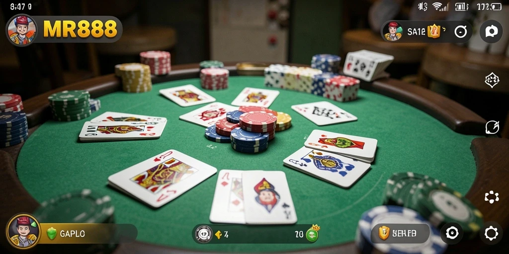 Tampilan gameplay MR888 yang mengasyikkan dan interaktif.