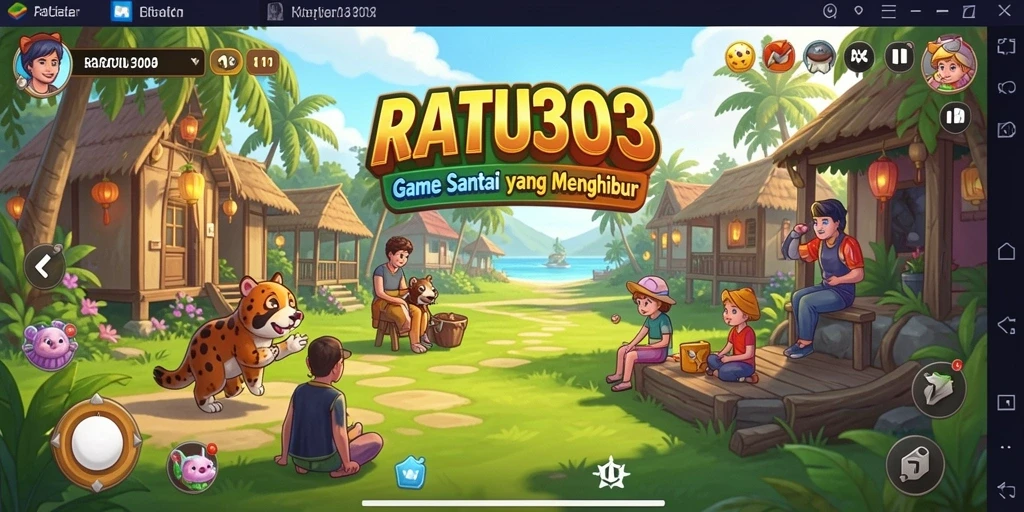 Tangkapan layar gameplay RATU303 yang mengasyikkan dan penuh warna.