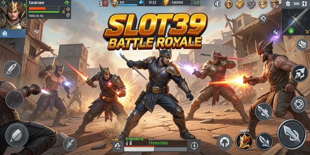 Gameplay SLOT39 dengan aksi Battle Royale yang mendebarkan.
