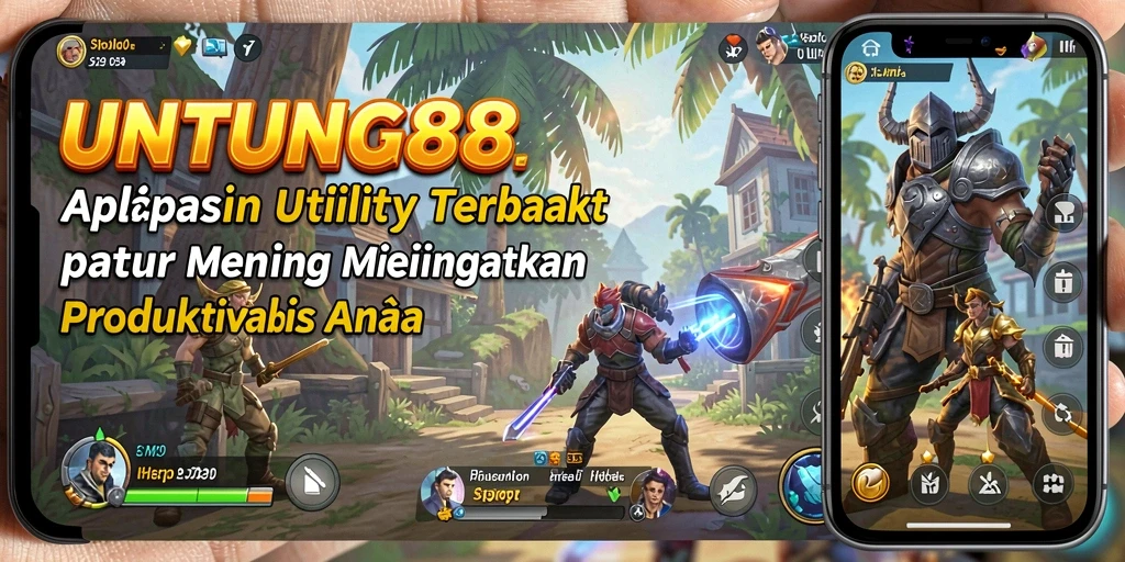 Tampilan antarmuka yang modern dan intuitif pada UNTUNG88.