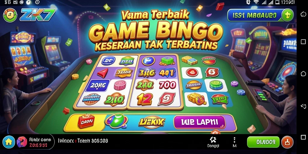 Gameplay seru ZK7 dengan suasana bingo yang menegangkan.