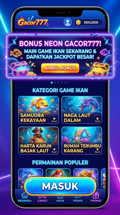 Tampilan antarmuka aplikasi gacor777 yang menarik.